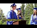 Shortest VALEDICTORIAN Speech Ever?! #valedictorian #graduation #highschoolgraduation