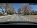 V228 Driving from Sainte-Marie NB to Bouctouche NB Canada Apr 2024