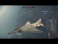 War Thunder F-4J Phantom II Gameplay 6x AIM7F Sparrow + Gunpod Gondola