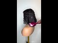 How to use mousse on a bob! Satisfing video! | Ft. Amanda Hair