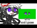 rating gacha face green screen|purple butterfly|