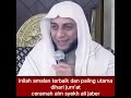 AMALAN DI HARI JUM'AT YANG TERBAIK DAN PALING UTAMA YANG WAJIB KITA AMALKAN CERAMAH SYEKH ALI JABER