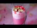 How to Make Rose Milkshake Recipe - Refreshing Rose Flavoured Milkshake