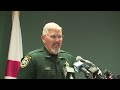 Sheriff holds press conference on triple murder in Manatee County