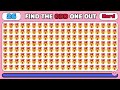Find the ODD One Out- Emoji Edition- Easy, Medium, Hard #puzzle #challenge