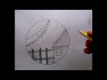 circle drawing ❤️ HOW TO DRAW A BEAUTIFUL HOME#drawing #art #sketch #draw #circle #drawing #please