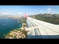 Approach and Landing into Dubrovnik Airport