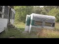 Exploring an Abandoned Trailer Home in the Woods