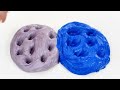 Lavender vs Blue - Mixing Makeup Eyeshadow Into Slime! Special Series 106 Satisfying Slime Video