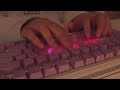 [Cozy ASMR] 3h typing on ceramic - 5 different keyboards ☁️✨