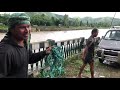 Heroic man risks his life by diving into a choppy river to save a calf | Baby cow animal rescue