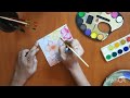 Abstract popppies art for beginners | coverpage | step by step tutorial | @KrishnaDesignArtwork963