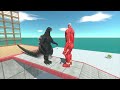 Colossal Titan Kicks Monsters - Animal Revolt Battle Simulator