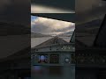 snowy landing into Innsbruck in the A320 NEO. rate the landing! #fs20 #innsbruck #a320