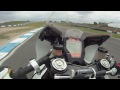 KTM RC8R Track onboard at Donington Park