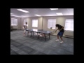 the 1st formidable table tennis opponent