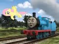 Edward and Fluttershy go down the line