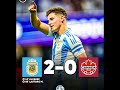 Argentina 2=0 Canadá/ Narración de D Sports Radio/ Copa América 🏆