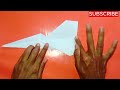 Origami Paper Craft Easy Airplane - Foldable Flight Paper plane