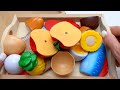 Cutting Fruit, Egg, Food | Wooden vs Squishy ASMR Pop It