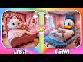 LISA OR LENA || Random Edition Compilation||#lisa #lisaandlena #chose #lena #viralvideo #yt #trendin