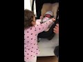 Meeting baby sister for the first time