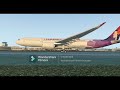 A330 -75fpm BUTTER Landing! (Mouse-yoke) #swiss001landing