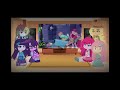 My Little Pony react to [ FNF × Pibby VS Twilight Sparkle ] || Gacha Club