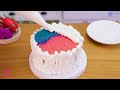 [💕Mini Cake 💕] Amazing Miniature Half OREO - Half KITKAT Cake Decorating Ideas | Mini Bakery