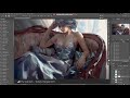 Photoshop painting process - Summer