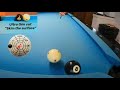 How to aim a billiard shot/fractional aiming
