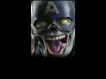 Zombie Captain America Sculpture Timelapse (Short Version) #shorts