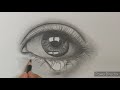 Crying eye tutorial for beginners - How to draw realistic eyes