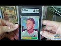 SGC Bulk Vintage Baseball Card Grading Reveal! Mantle, Mays, Aaron, & More HOF'ers!