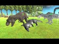 Dinosaur Tournament Random: Puretotokage VS Old TREX VS TREX VS OMEGA 09 VS Allosaurus in ARBS