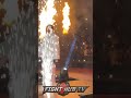 Anthony Joshua FIREWORKS ring walk for Francis Ngannou!