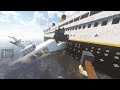 Titanic VS Ships and Boats Destruction! Teardown Gameplay