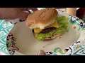 Mini Tabletop Hibachi Hamburger #hibachigrill