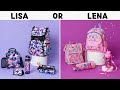 Lisa Or Lena School Supplies#lisa#lena#viral #trending #videos #chooseyourgift @BestCorner-ux7sn