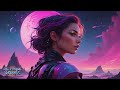 Galactic Glide: A Synthwave Journey Through the Stars