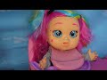 Cry Baby Dolls Daycare Routine Feeding and changing baby dolls