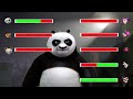 The Amazing Digital Circus vs Kung Fu Panda 4 animation WITH Healthbars