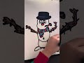 Frosty The Snowman Drawing☃️