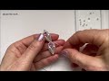 Dangle earrings tutorial. 10 mins DIY earrings. beads earrings making