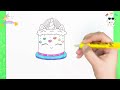 How To Draw a Rainbow Unicorn Cake | Painting a Rainbow Unicorn Cake