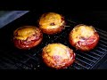 Stuffed Onion Bombs | Bacon-Wrapped Onion Bombs on Pit Boss Pellet Grill