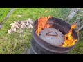 😎EASY FAST CHARCOAL MAKING🔥#charcoal #homemade #homestead #homesteading #whatareuduing #biochar