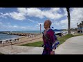 Paphos Cyprus Seafront walk including hotels