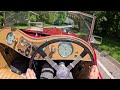 1948 MG TC - Driving The Deadly Tin Can Your Grandfather Raced (POV Binaural Audio)
