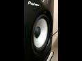 Pioneer studio monitor sdj50 bass test